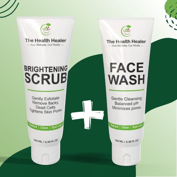 2 In 1 Brightening Facewash & Scrub Deal Moisturizes Your Skin, Pack Of 2