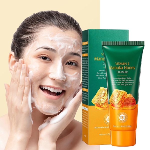 Bioaqua Honey And Vitamin E Moisturizing Fade Dark Spot Acne Facial Cleanser (100g)