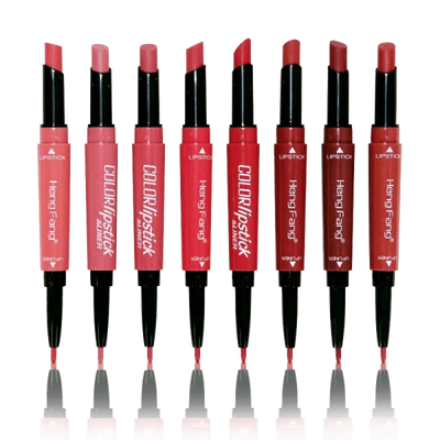 Heng Feng 2 In 1 Lipstick Set Of 8