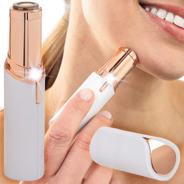 Rechargeable Facial Hair Remover Hair Trimmer For Eye Chin Cheeks Upper Lip